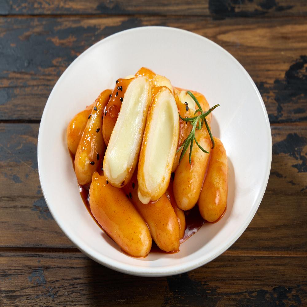 Mozzarella cheese tteok